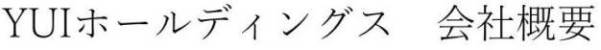 YUIホールディングス　会社概要